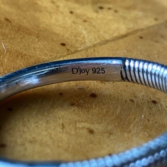 Sleeping Beauty Turquoise Sterling Silver Lotus Ring - Picture 5 of 8